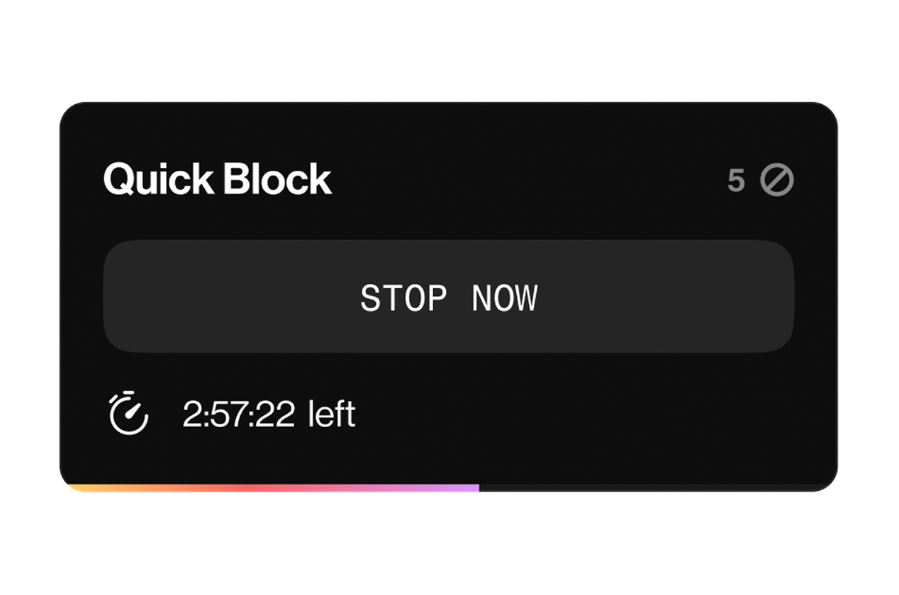 Quick Block Feature